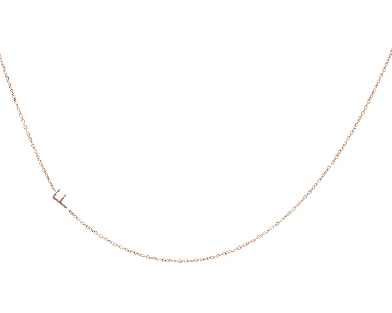 Celebrate With Sparkle – Jewelry Sale Now Live Letter Charm Necklace