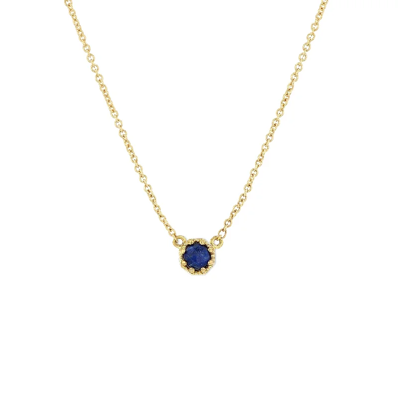 Timeless Jewelry Styles At Wallet-Friendly Prices Petite Crown Bezel Lapis Necklace Timeless Jewelry Styles At Wallet-Friendly Prices Petite Crown Bezel Lapis Necklace