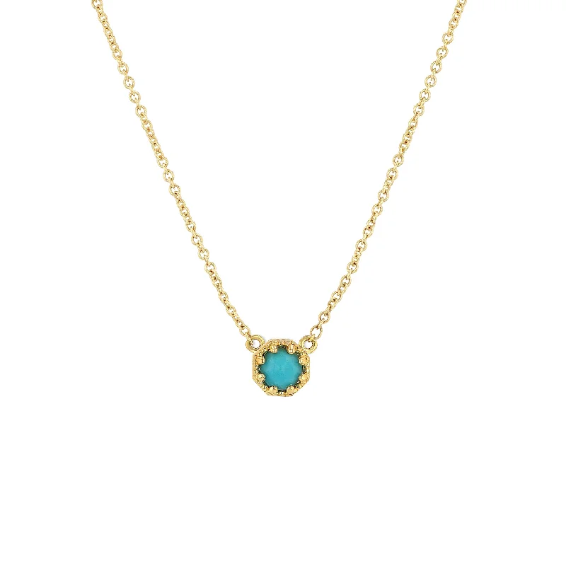 Buy More, Save More On Stunning Jewelry Pieces Petite Crown Bezel Turquoise Necklace Buy More, Save More On Stunning Jewelry Pieces Petite Crown Bezel Turquoise Necklace