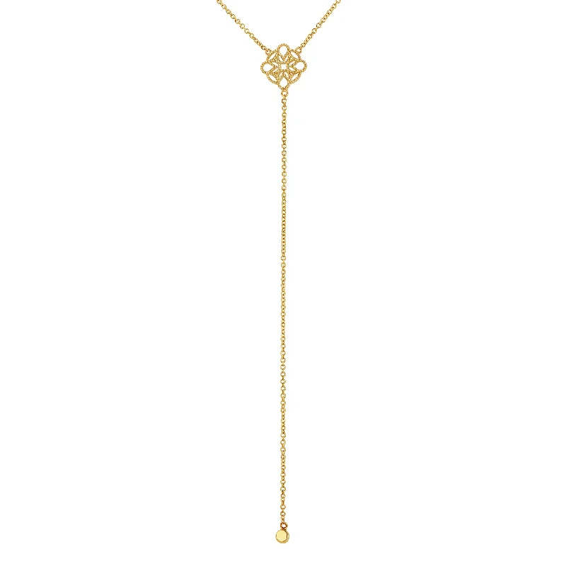 Bestselling Jewelry At Special Promotional Rates Petite Lace Deco Lariat Necklace - IV Bestselling Jewelry At Special Promotional Rates Petite Lace Deco Lariat Necklace - IV