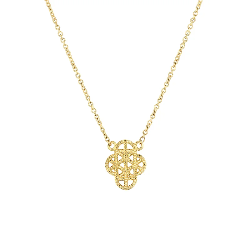 Discounted Luxury Jewelry – Shine Without The Splurge Petite Lace Deco Necklace - VII Discounted Luxury Jewelry – Shine Without The Splurge Petite Lace Deco Necklace - VII
