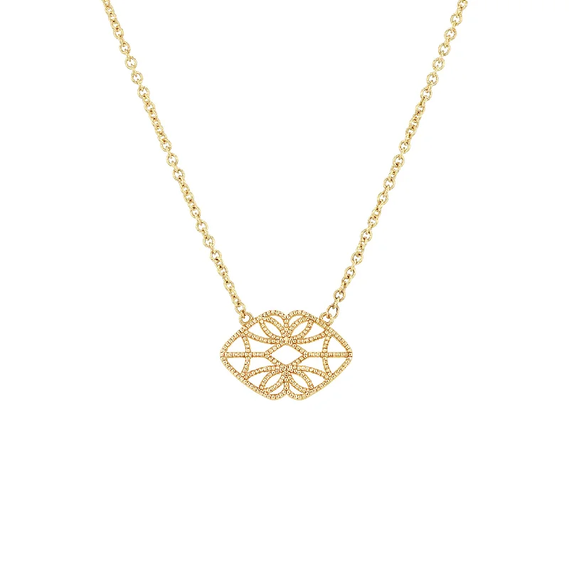 Shop Dazzling Jewelry At The Best Prices Petite Lace Deco Necklace - X