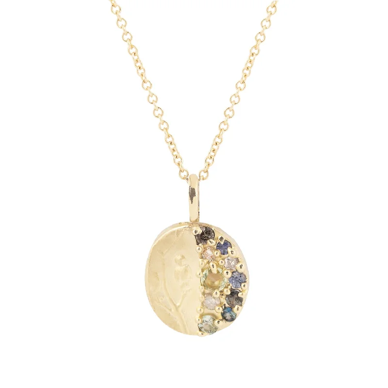 Special Deals On Handcrafted And Designer Jewelry Sapphire & Diamond Owl Necklace