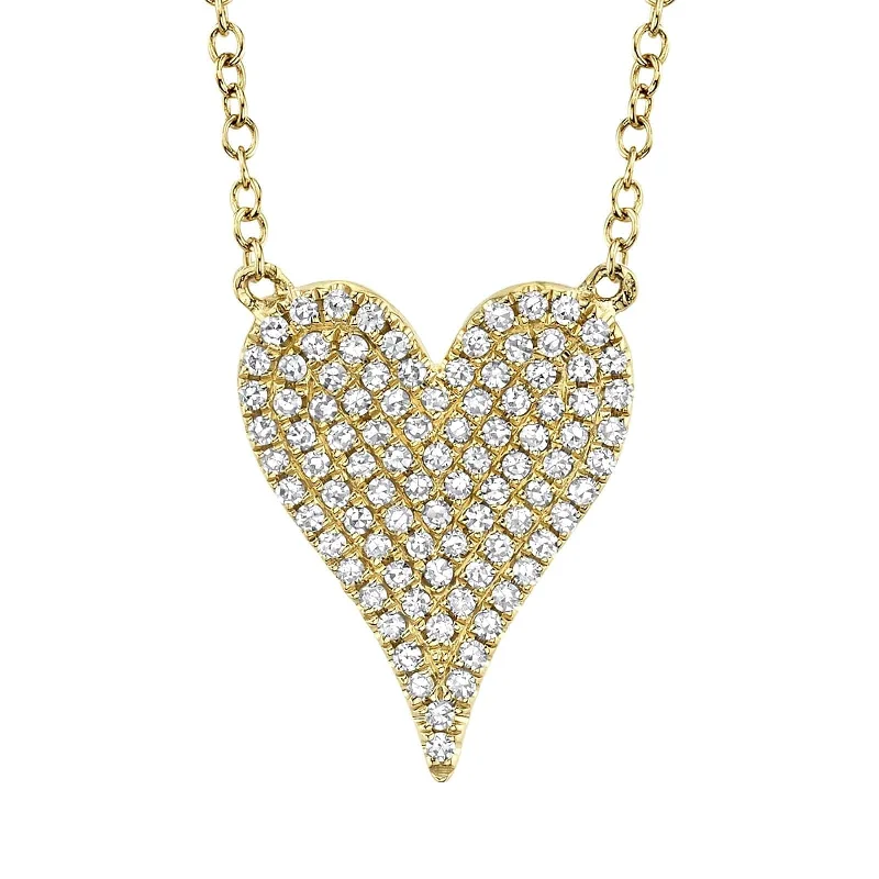 Upgrade Your Jewelry Collection For Less Medium Diamond Heart Necklace