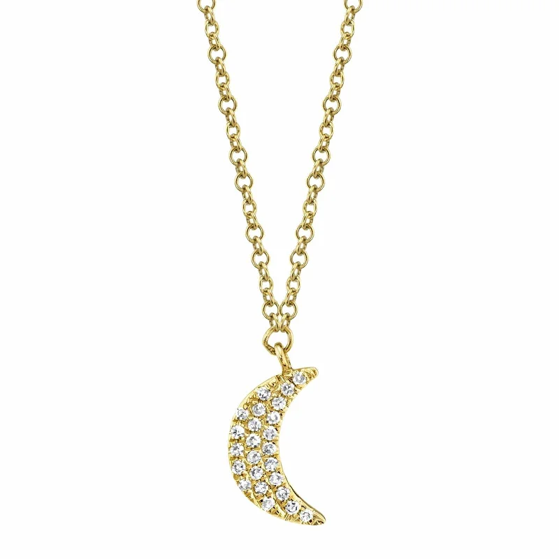 Affordable Elegance – Special Jewelry Sale Now Live Diamond Crescent Moon Necklace