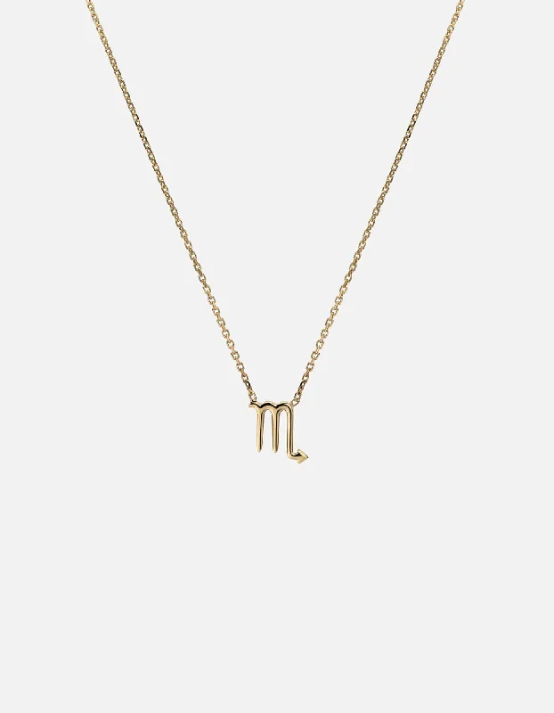 Fashion-Forward Jewelry At Exclusive Discounts Scorpio Astro Pendant Necklace, 14k Gold Fashion-Forward Jewelry At Exclusive Discounts Scorpio Astro Pendant Necklace, 14k Gold
