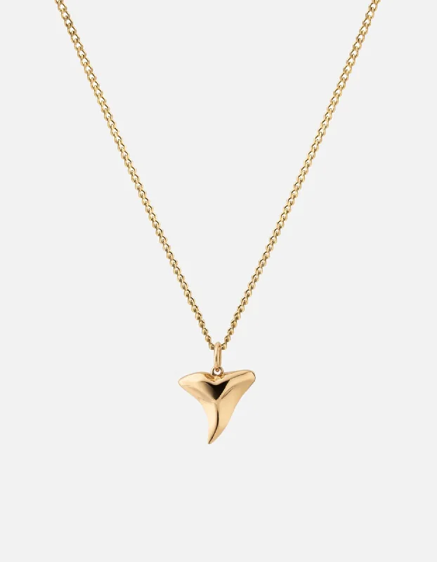 Huge Savings On Timeless Jewelry Collections Shark Tooth Necklace, Gold Vermeil
