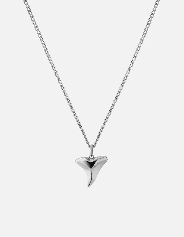 Exclusive Jewelry Offers – Sparkle For Less Shark Tooth Necklace, Sterling Silver