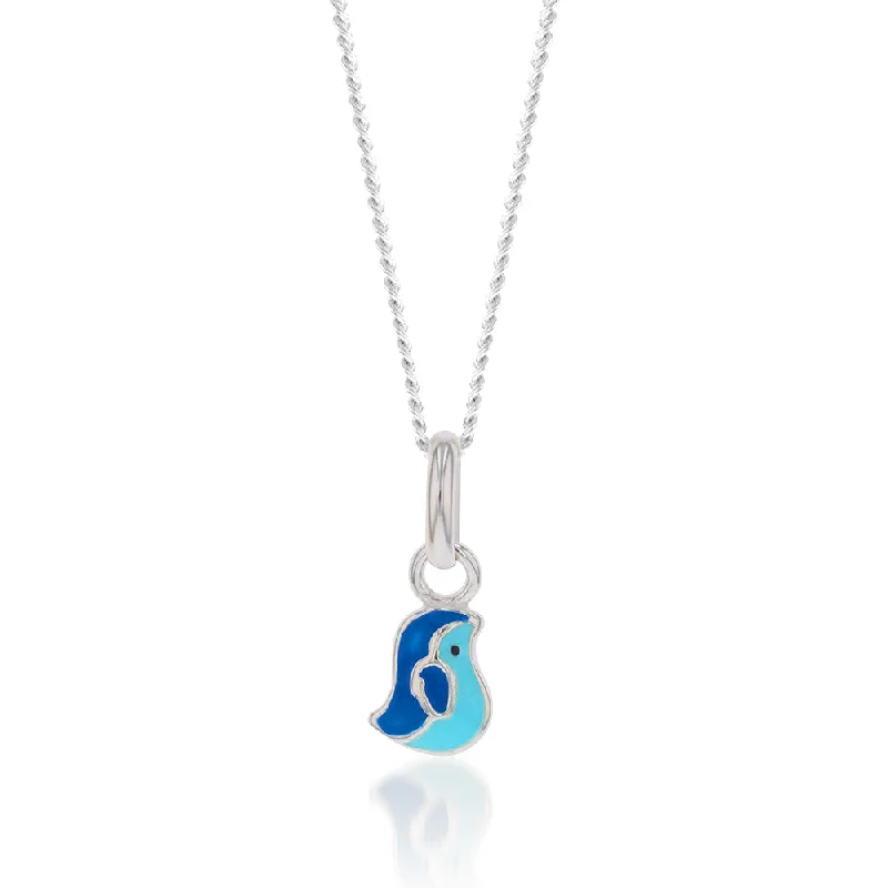 Trending Jewelry Now Available At Exclusive Prices Sterling Silver Blue Enamel Small Bird Charm Pendant Trending Jewelry Now Available At Exclusive Prices Sterling Silver Blue Enamel Small Bird Charm Pendant