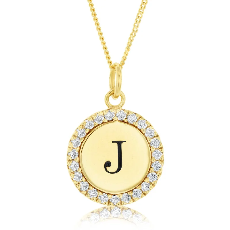 Bestselling Jewelry Now On Sale – Elevate Your Look Sterling Silver Gold Plated Round Initial "J" Pendant On 45cm Chain Bestselling Jewelry Now On Sale – Elevate Your Look Sterling Silver Gold Plated Round Initial "J" Pendant On 45cm Chain