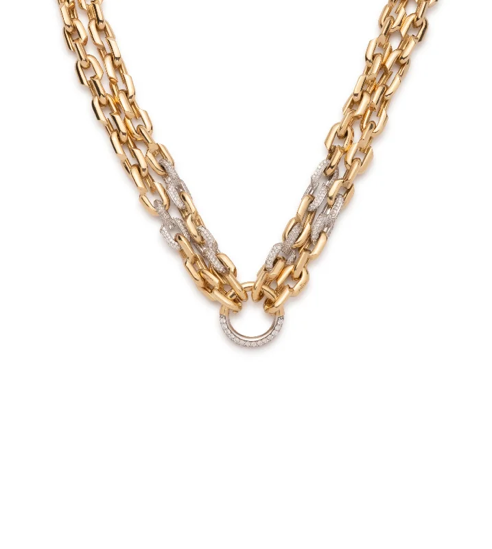 Must-Have Jewelry At Unbelievable Discounts Strong Hearts Double Strand Open Chain Necklace Must-Have Jewelry At Unbelievable Discounts Strong Hearts Double Strand Open Chain Necklace