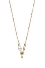 Grab Your Favorite Jewelry At The Lowest Prices V Code Akoya Cultured Pearl Pendant in 18K Yellow Gold Grab Your Favorite Jewelry At The Lowest Prices V Code Akoya Cultured Pearl Pendant in 18K Yellow Gold