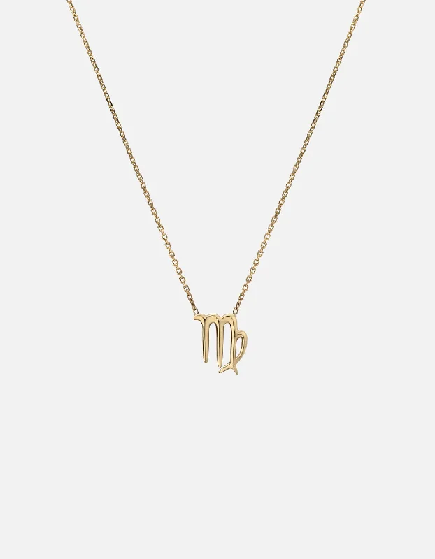 Timeless Jewelry Styles At Wallet-Friendly Prices Virgo Astro Pendant Necklace, 14k Gold Timeless Jewelry Styles At Wallet-Friendly Prices Virgo Astro Pendant Necklace, 14k Gold