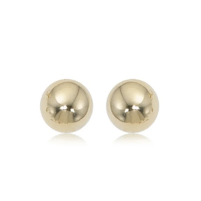 Premium Jewelry Now Available At Special Discounts 14k Gold 8mm Ball Stud Earrings