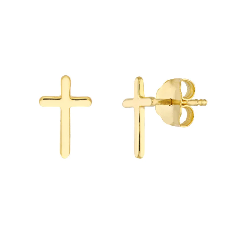Elegant Necklaces And Bracelets At Limited-Time Offers 14k Gold Cross Stud Earrings Elegant Necklaces And Bracelets At Limited-Time Offers 14k Gold Cross Stud Earrings