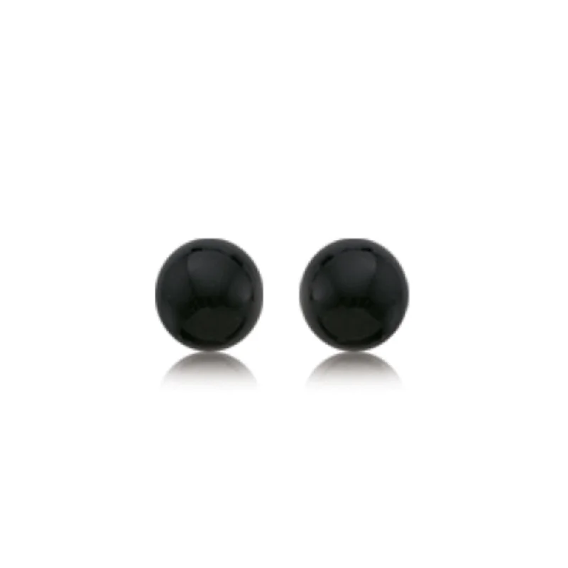 Celebrate With Sparkle – Jewelry Sale Now Live 14k Gold Onyx Ball Stud Earrings