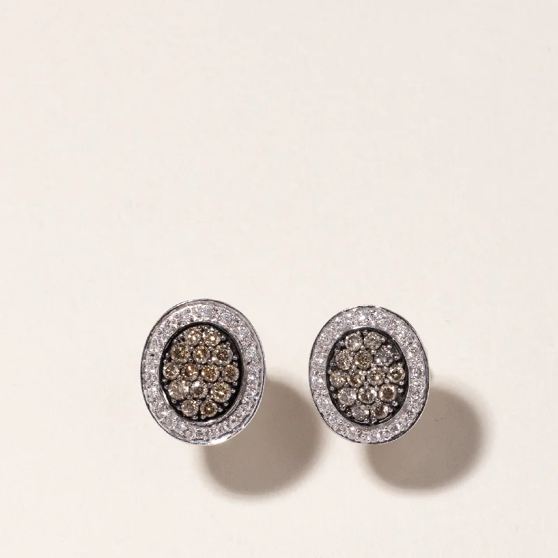 Luxury Meets Affordability – Jewelry Sale Live Now 14k White Gold Diamond Cluster Stud Earrings | 0.94ctw | Luxury Meets Affordability – Jewelry Sale Live Now 14k White Gold Diamond Cluster Stud Earrings | 0.94ctw |