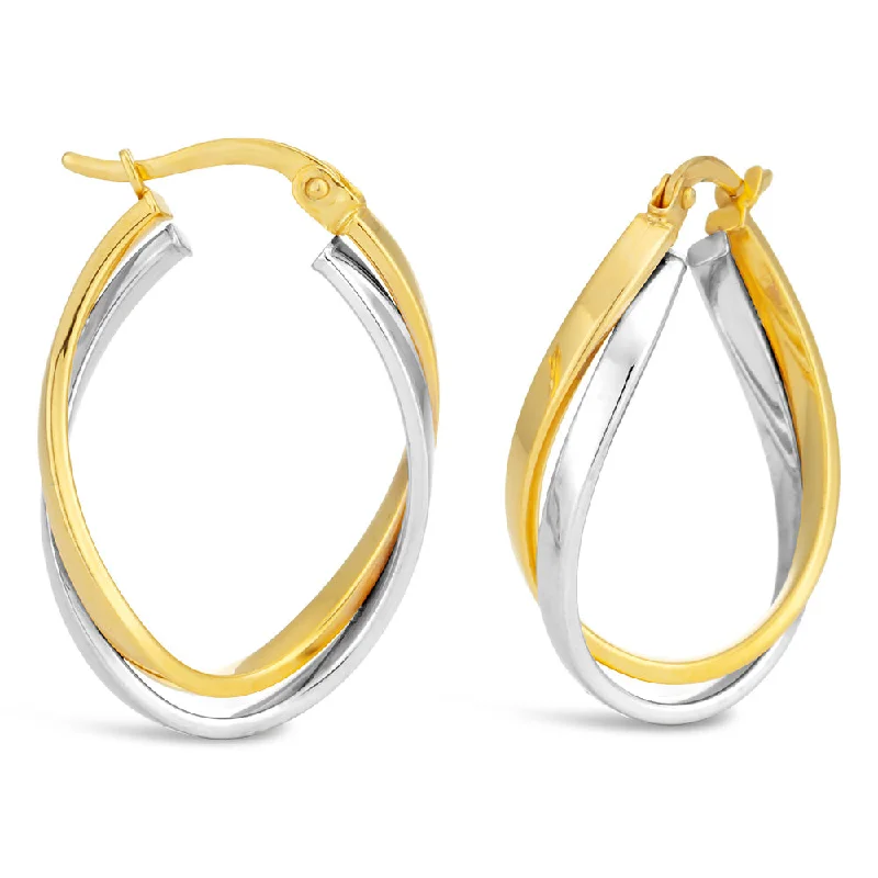 Unlock Unbeatable Jewelry Deals Before They’Re Gone 9ct Two-Tone Gold Filled Double Tube Hoop Earrings Unlock Unbeatable Jewelry Deals Before They’Re Gone 9ct Two-Tone Gold Filled Double Tube Hoop Earrings