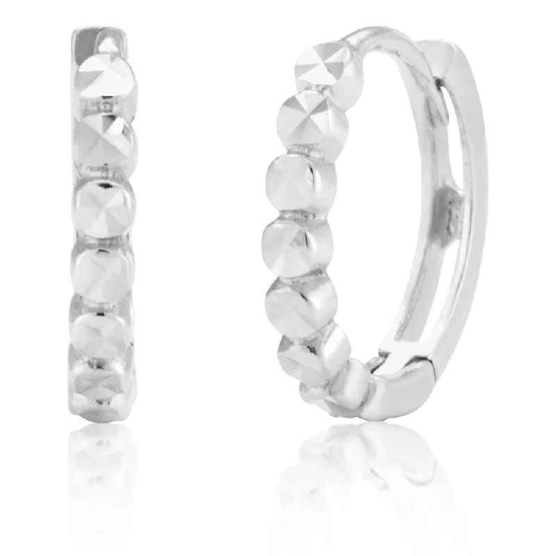 Premium Jewelry Now Available At Special Discounts 9ct White Gold Hoop 9mm Diamond Cut Premium Jewelry Now Available At Special Discounts 9ct White Gold Hoop 9mm Diamond Cut