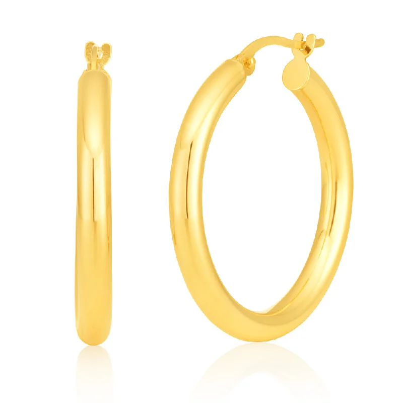 Bestselling Jewelry At Special Promotional Rates 9ct Yellow Gold 20mm Plain Hoop Earring Bestselling Jewelry At Special Promotional Rates 9ct Yellow Gold 20mm Plain Hoop Earring