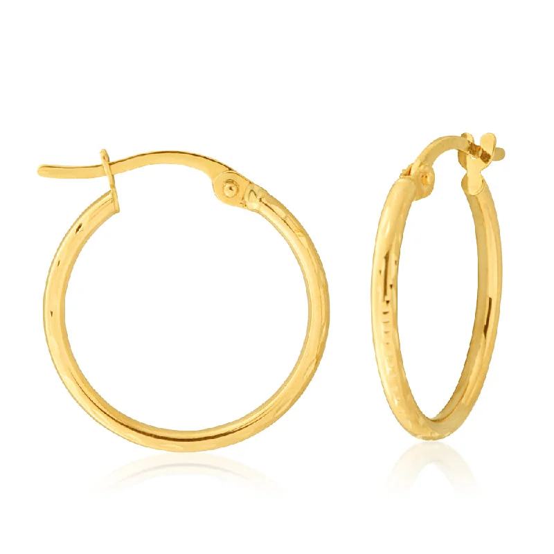 Elegant Designs, Unbeatable Discounts – Shop Jewelry Now 9ct Yellow Gold Diamond Cut Hoop Earrings Elegant Designs, Unbeatable Discounts – Shop Jewelry Now 9ct Yellow Gold Diamond Cut Hoop Earrings