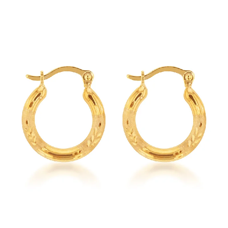 Must-Have Jewelry Pieces At Reduced Prices 9ct Yellow Gold Silverfilled Stamped Hoop Must-Have Jewelry Pieces At Reduced Prices 9ct Yellow Gold Silverfilled Stamped Hoop