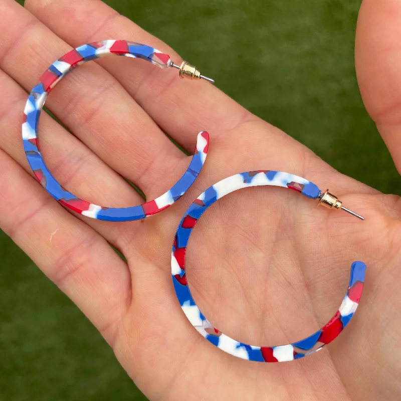 Limited-Stock Jewelry Sale – Once It's Gone, It's Gone Large America Hoops