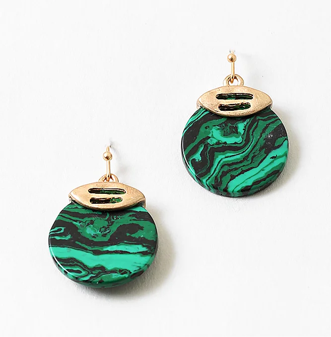 Trending Jewelry Styles Now At Limited-Time Discounts Basil and Mint Resin Earrings