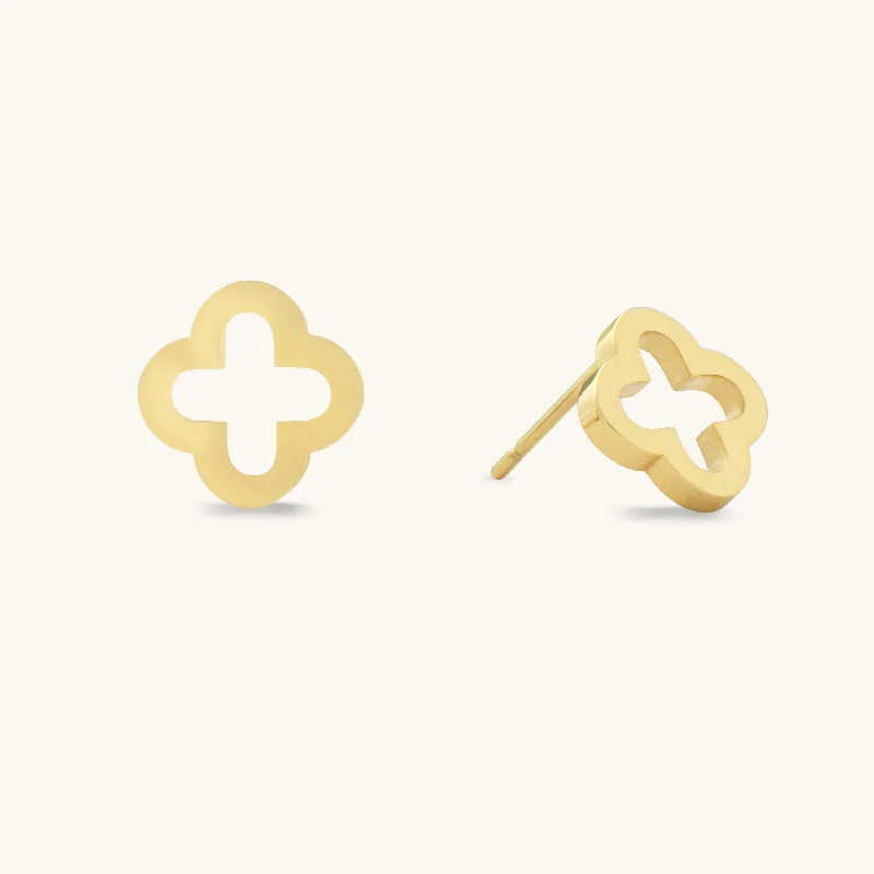 Exclusive Jewelry Sale – Sparkle For Less Classic Clover Studs