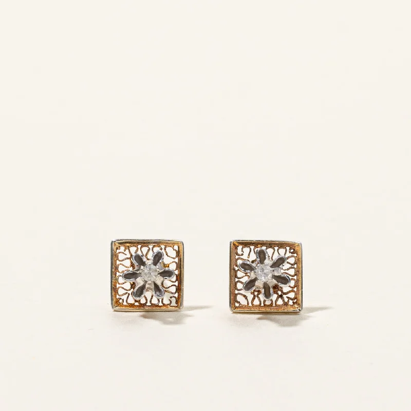 Huge Savings On Premium Jewelry Styles Claw Set Diamond Stud Earrings | 0.02ctw |