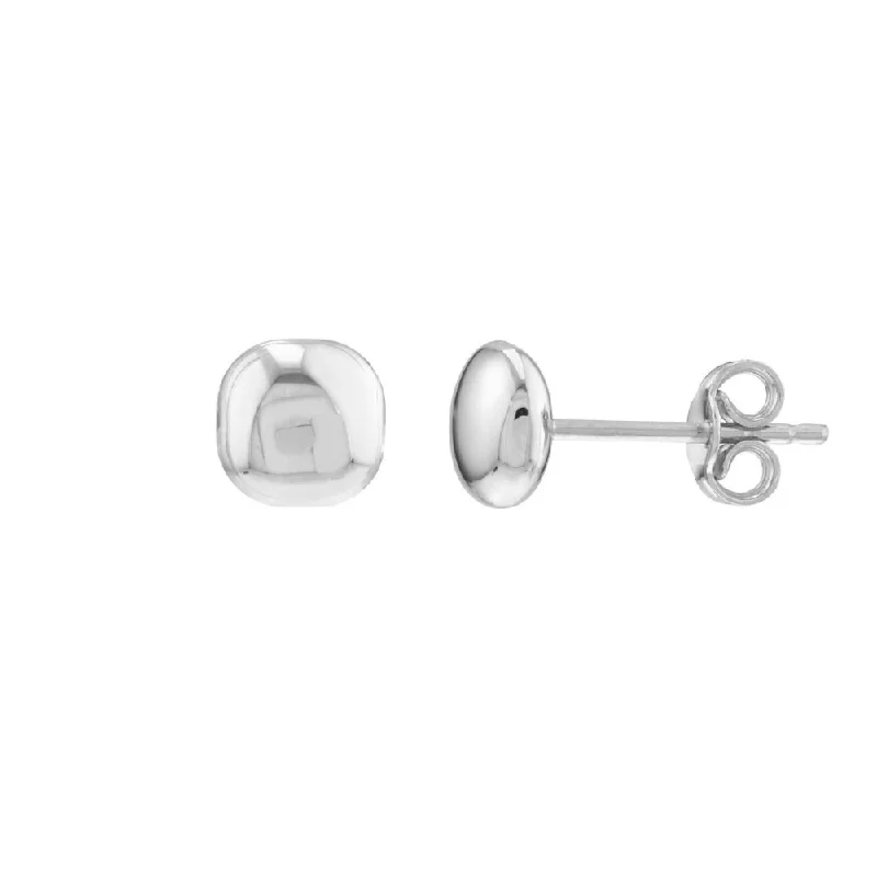 Your Dream Jewelry At Dream Prices 14k Cushion Pebble Stud Earrings