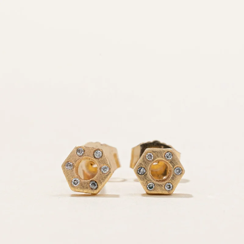 Stunning Jewelry At Even More Stunning Prices Diamond Bolt Stud Earrings | 0.04ctw | Stunning Jewelry At Even More Stunning Prices Diamond Bolt Stud Earrings | 0.04ctw |