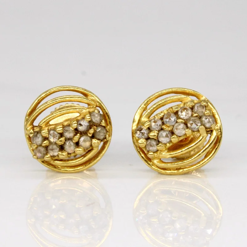 Last Chance To Shop High-End Jewelry At Markdown Prices 22k Yellow Gold Rose Cut Diamond Stud Earrings | 0.30ctw | Last Chance To Shop High-End Jewelry At Markdown Prices 22k Yellow Gold Rose Cut Diamond Stud Earrings | 0.30ctw |