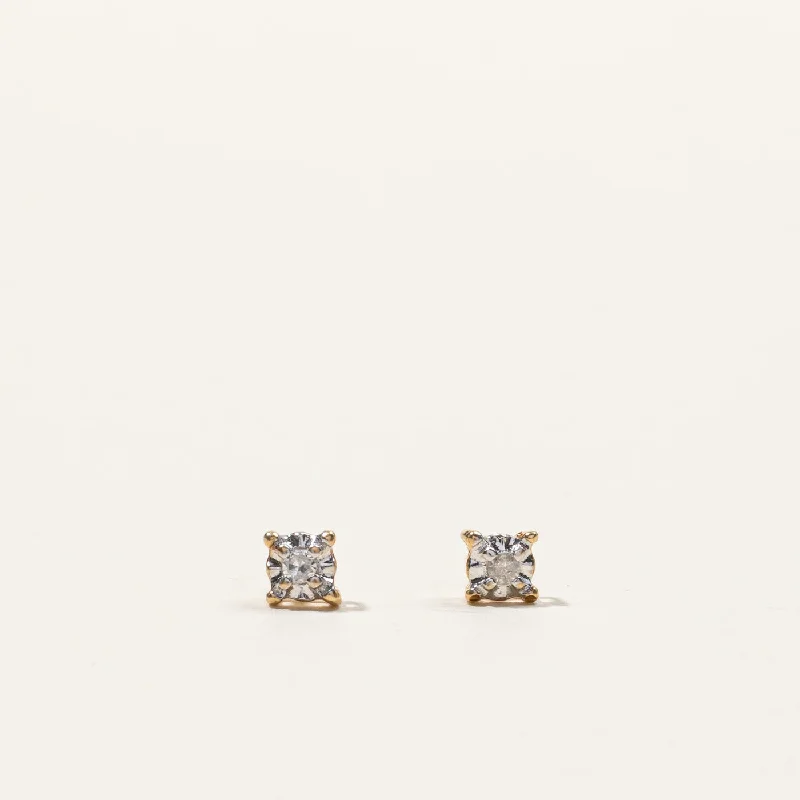 Your Perfect Accessory Now At The Best Price Diamond Stud Earrings | 0.03ctw |