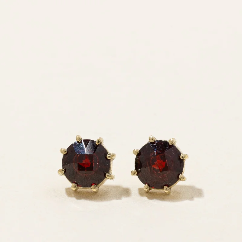 Sparkle More For Less – Jewelry Sale Happening Now Garnet Stud Earrings | 1.60ctw |