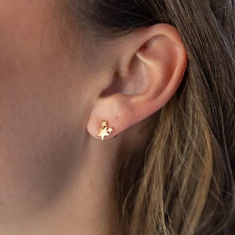 Grab Your Dream Jewelry At The Lowest Prices Gold Starlight Studs