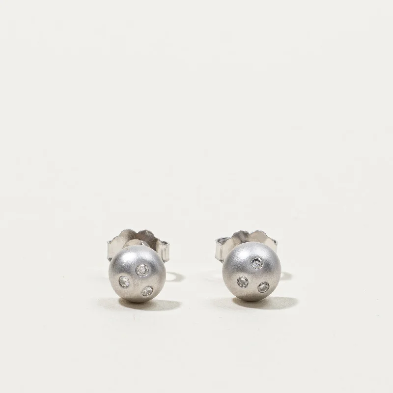 Last Chance To Shop High-End Jewelry At Markdown Prices Flush Set Diamond Stud Earrings | 0.04ctw | Last Chance To Shop High-End Jewelry At Markdown Prices Flush Set Diamond Stud Earrings | 0.04ctw |
