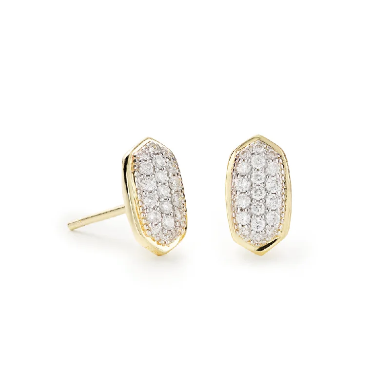 Sparkle On A Budget – Fine Jewelry For Less Kendra Scott Amelee 14k Gold Stud Earrings in Pave Diamond Sparkle On A Budget – Fine Jewelry For Less Kendra Scott Amelee 14k Gold Stud Earrings in Pave Diamond