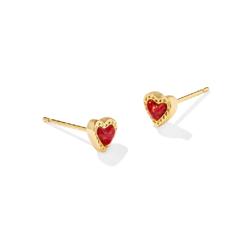Gold Red Kyocera Opal