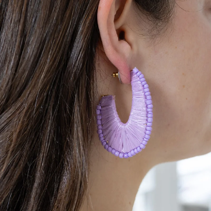 Trending Jewelry Now Available At Exclusive Prices Lavender Wrapped Earrings
