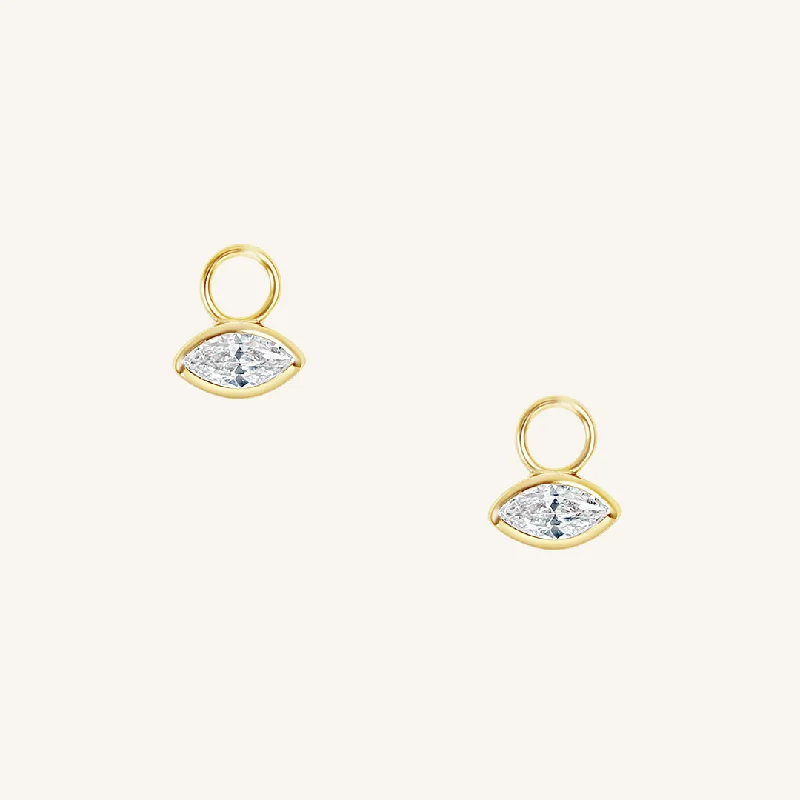 Celebrate Every Occasion With Sparkling Savings Louvre Hoop Charm (Set of 2)