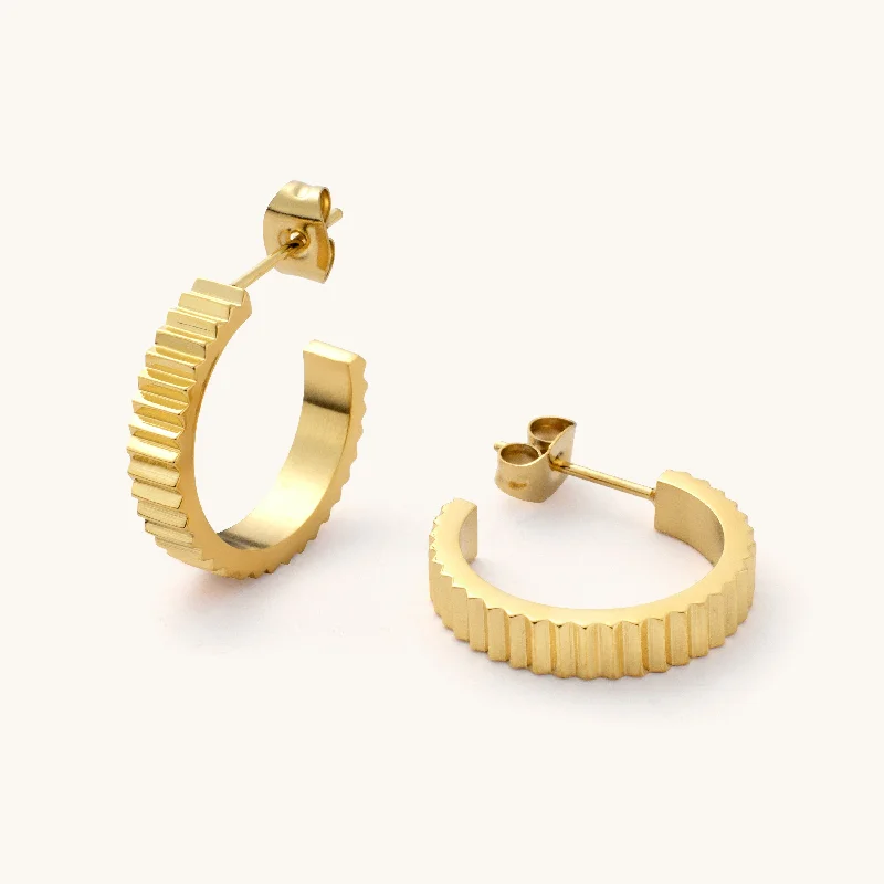 Handcrafted Jewelry Sale – Unique Designs At Low Prices Mini Pleat Hoops