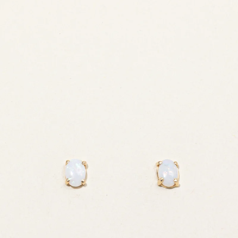 Elegant Designs, Unbeatable Discounts – Shop Jewelry Now Opal Stud Earrings | 0.44ctw | Elegant Designs, Unbeatable Discounts – Shop Jewelry Now Opal Stud Earrings | 0.44ctw |