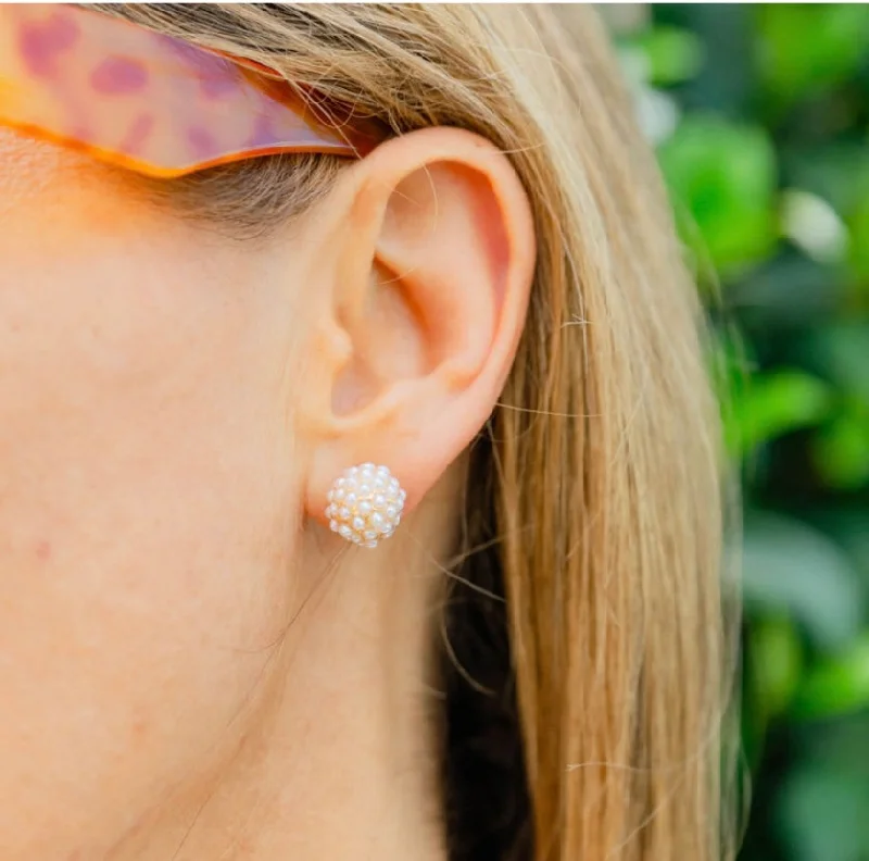 Fashion-Forward Geometric Jewelry For Contemporary Style Pretty in Pearls Studs