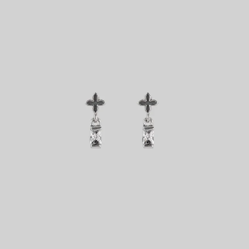 Seasonal Jewelry Sale – Upgrade Your Style Today RENE. Tiny Cross & Cubic Zirconia Stud Earrings - Silver Seasonal Jewelry Sale – Upgrade Your Style Today RENE. Tiny Cross & Cubic Zirconia Stud Earrings - Silver