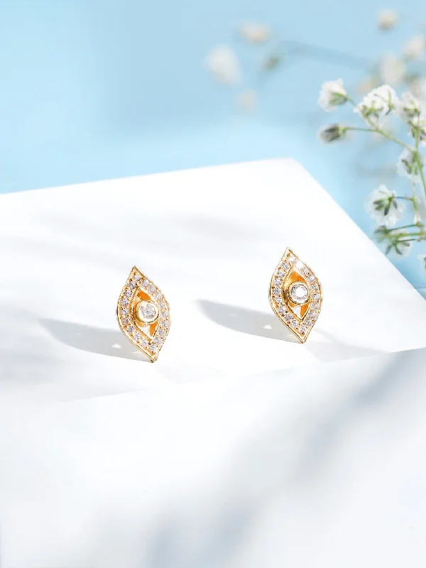 Flash Sale On Stunning Jewelry – Don't Miss Out Rubans 925 Silver The Elegant Leaf Stud Earrings.- Gold Plated Flash Sale On Stunning Jewelry – Don't Miss Out Rubans 925 Silver The Elegant Leaf Stud Earrings.- Gold Plated