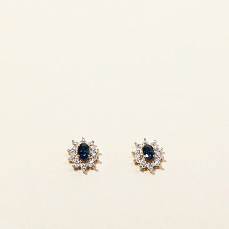 The Perfect Accessory For Less – Jewelry Sale Live Sapphire & Diamond Stud Earrings | 0.44ctw | 0.05ctw | The Perfect Accessory For Less – Jewelry Sale Live Sapphire & Diamond Stud Earrings | 0.44ctw | 0.05ctw |