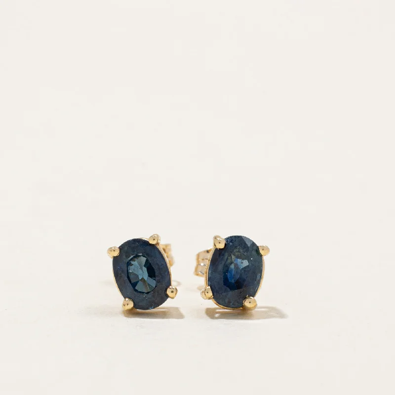 Glamorous Jewelry, Glamorous Deals – Shop Now Sapphire Stud Earrings | 2.00ctw |