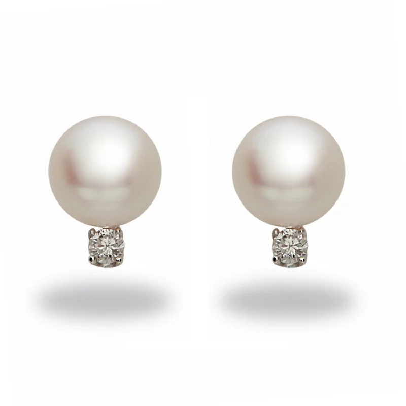 Discounted Luxury Jewelry – Shine Without The Splurge Tara Akoya Pearl and Diamond Stud Earrings Discounted Luxury Jewelry – Shine Without The Splurge Tara Akoya Pearl and Diamond Stud Earrings