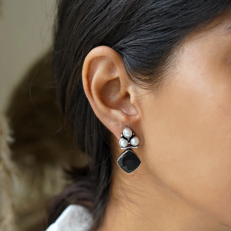 Everyday Jewelry Essentials Now On Sale Teejh Delisha Black Stone Silver Oxidised Stud Earrings Everyday Jewelry Essentials Now On Sale Teejh Delisha Black Stone Silver Oxidised Stud Earrings